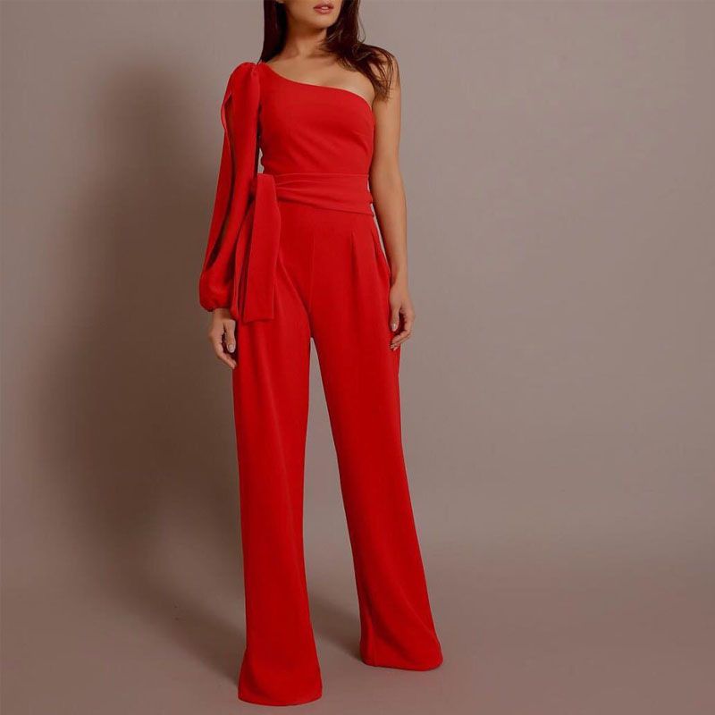 slit sleeve jumpsuit