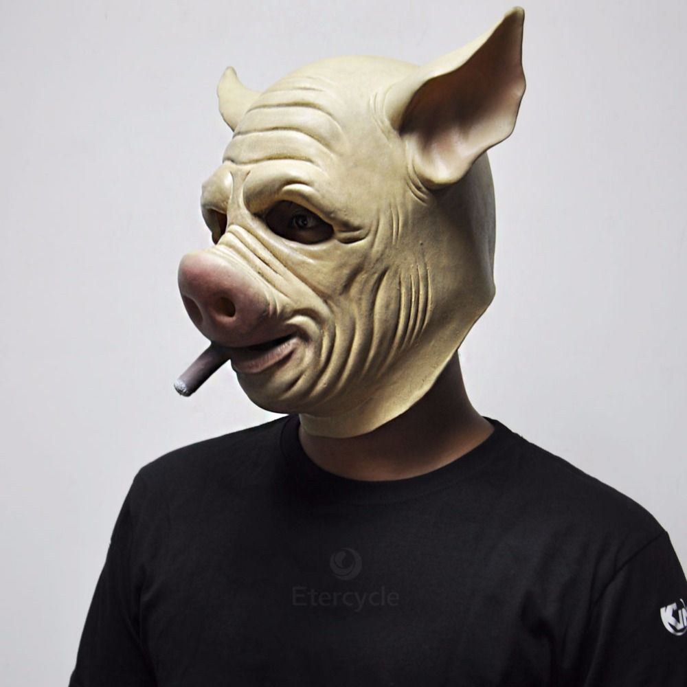 Hog Mask Game H1Z1: Kill Of The King Cosplay Full Head Latex Pig Masks For Halloween From Tmon1961, | DHgate.Com