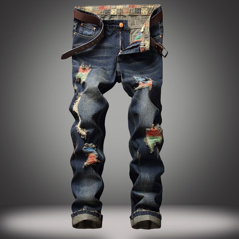 joggers with holes in the knees