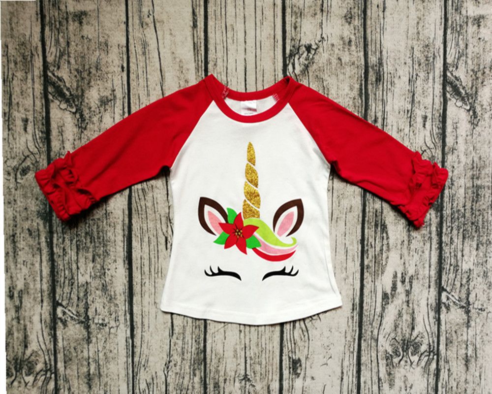 red baby girl shirt