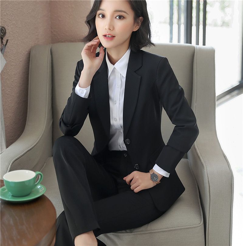 dark business suit