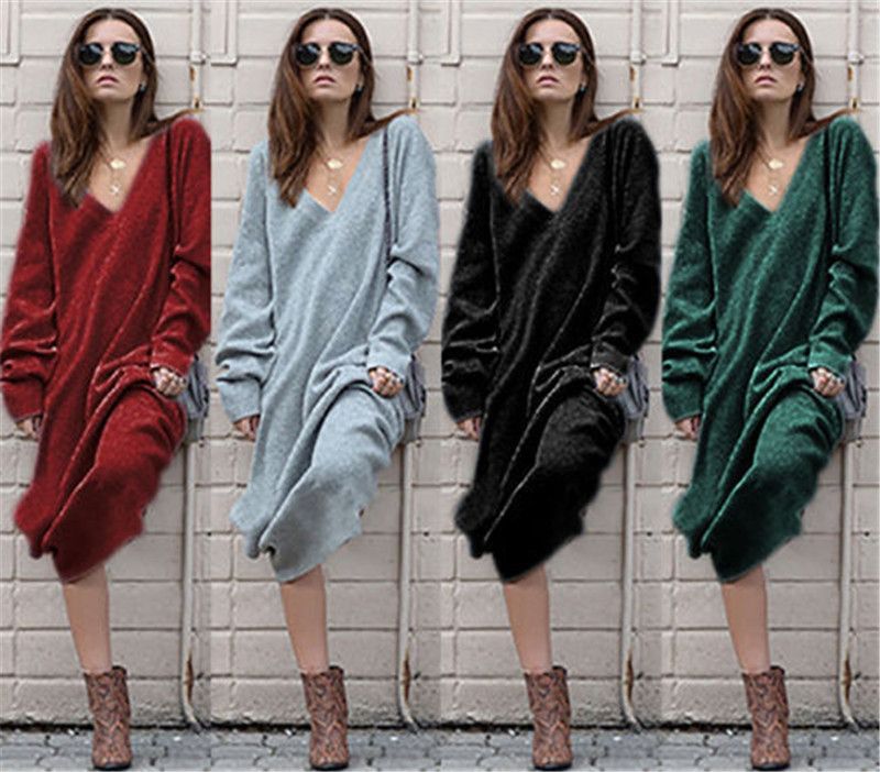 big oversized sweater dress