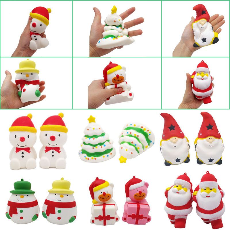 Acheter Kawaii Squishy Jouets De Noel Cadeaux De Noel Mignon Squishies Arbre Pere Noel Ours Bonhomme De Neige Cadeau De Noel Decorations Decompression Jouets De 2 35 Du Lovetoy77 Dhgate Com
