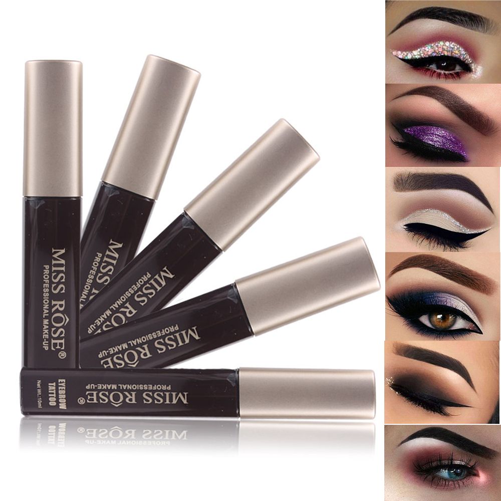 MISS ROSE Makeup Eyebrow Waterproof Liquid Eyebrow Henna Gel Eyebrows