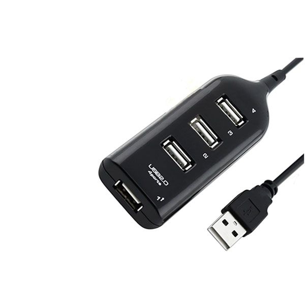 Adaptador USB 2.0 ​​4-Port Hub para Ordenador portátil Nuevo
