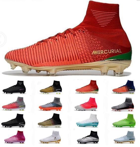 2018 Mercurial Superfly V CR7 Calzado de fútbol para Cristiano Ronaldo Botas de