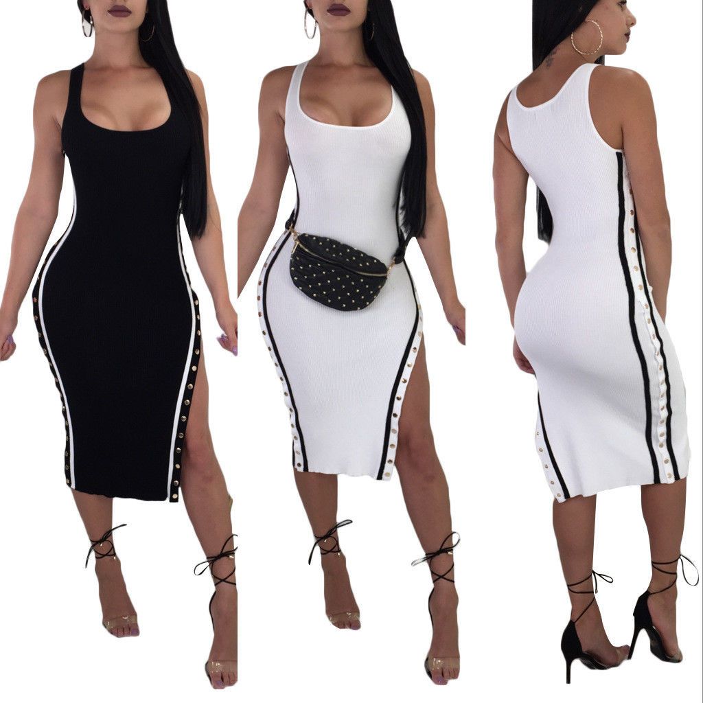 women's stretch bodycon dress
