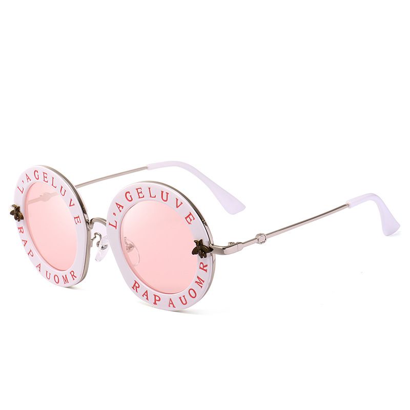 Lentes redondos con letras alrededor Clearance