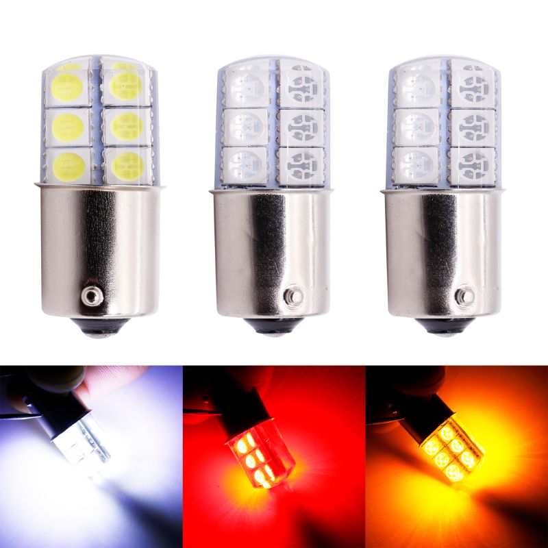 S25 1156 Ba15s P21w Led White Lights 5050 12smd Silica Gel Dc12v Car Rear Tail Parking Light Brake Lamp Turn Signal Bulb Blue Car Light Bulbs Blue Light Bulbs For Cars From