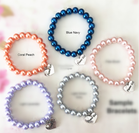 flower girl bracelet