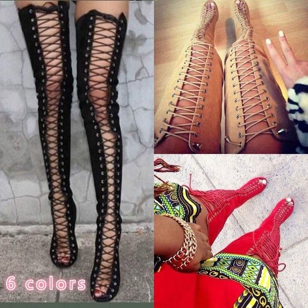 thigh high boots toe out