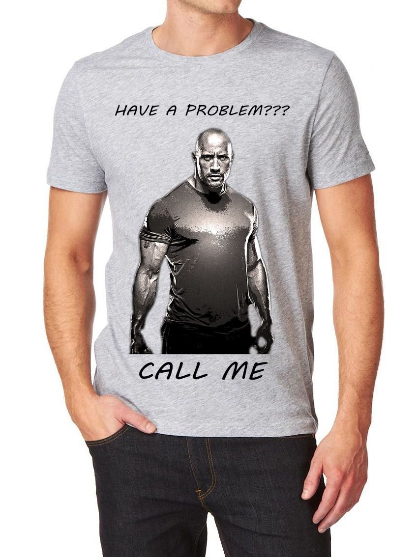 Dwayne the rock johnson t shirt Clearance