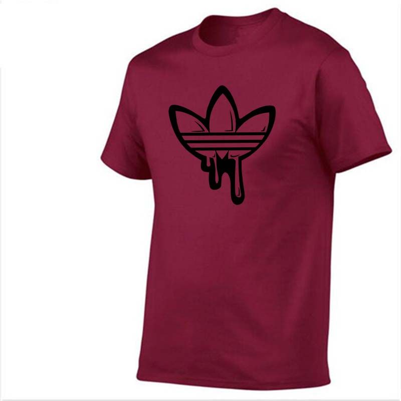 remera roja hombre