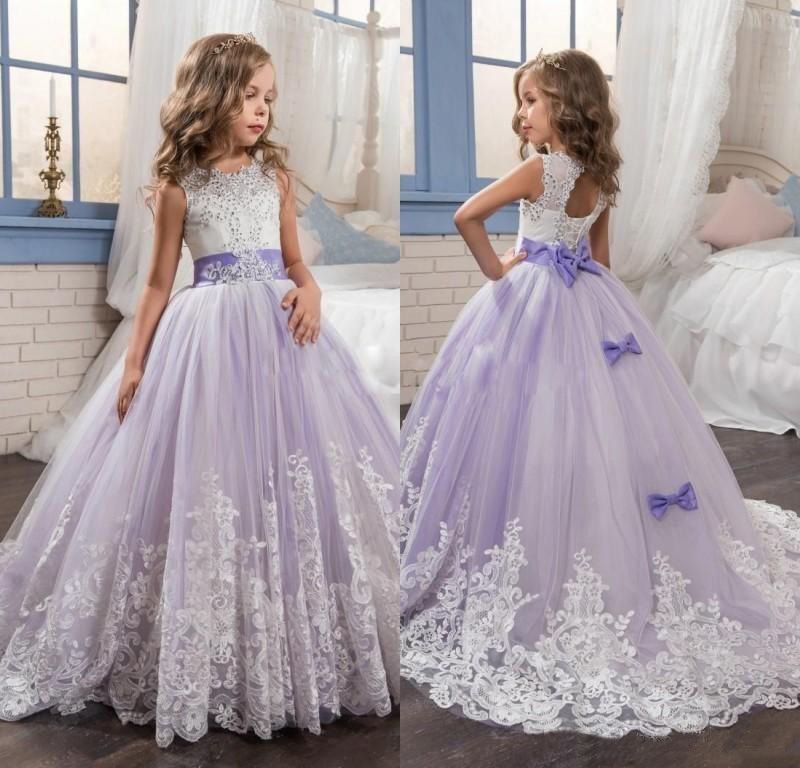 purple bridesmaid dresses kids