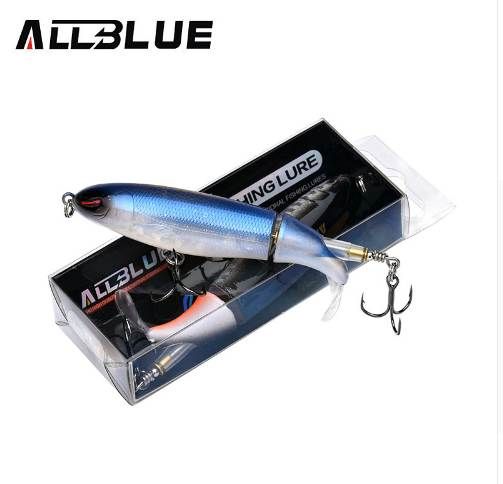 Soft Fishing Lure Artificial Bait Hard Popper Soft Rotating Tail Fishing Whopper
