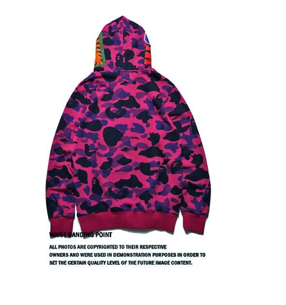 aape zip up moletom com capuz