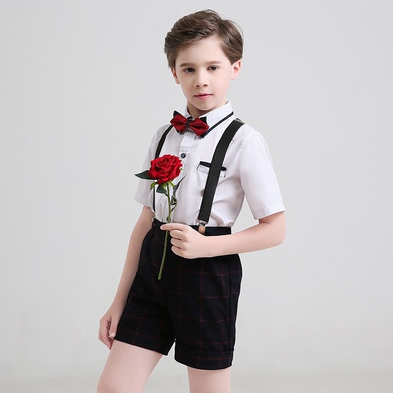 Compra Buena Calidad Chicos Modernos, Esmoquin De Verano, Conjunto De Dos  Piezas En General + Camisa Diseño Corto, Trajes De Boda, Trajes De Fiesta,  Ropa Para Niños Barato | Entrega Rápida Y