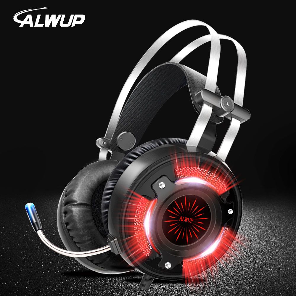 Acquistare ALWUP A6 Cuffie Da Gioco Computer Giochi PC Con Splitter Led  Cablati HD Bass Gaming Headset Ps4 Xbox One Con Microfono Economico |  Consegna Veloce E Qualità | It.Dhgate