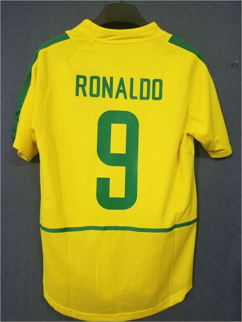ronaldinho brazil jersey 2002