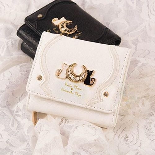 Sailor Moon 20th Anniversary Samantha Vega Luna Cat Girl/'s Long Wallet Purse