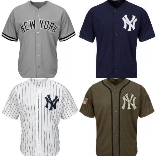 navy blue yankee jersey