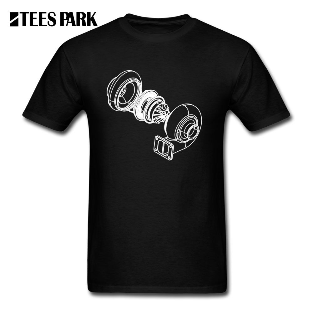 Exploded Turbo Car T Shirt Mens Adult 