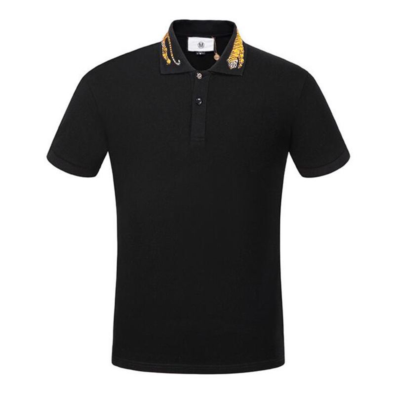 tiger on collar shirt