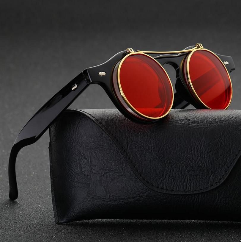 steampunk flip up sunglasses