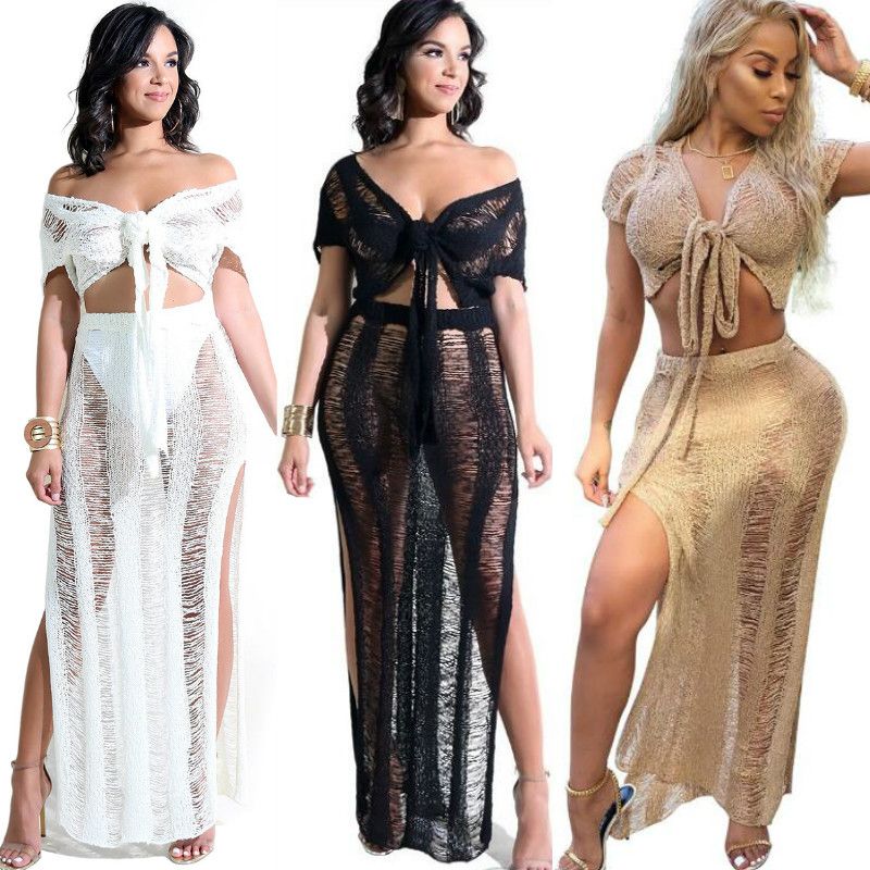 swimsuit and cover up set