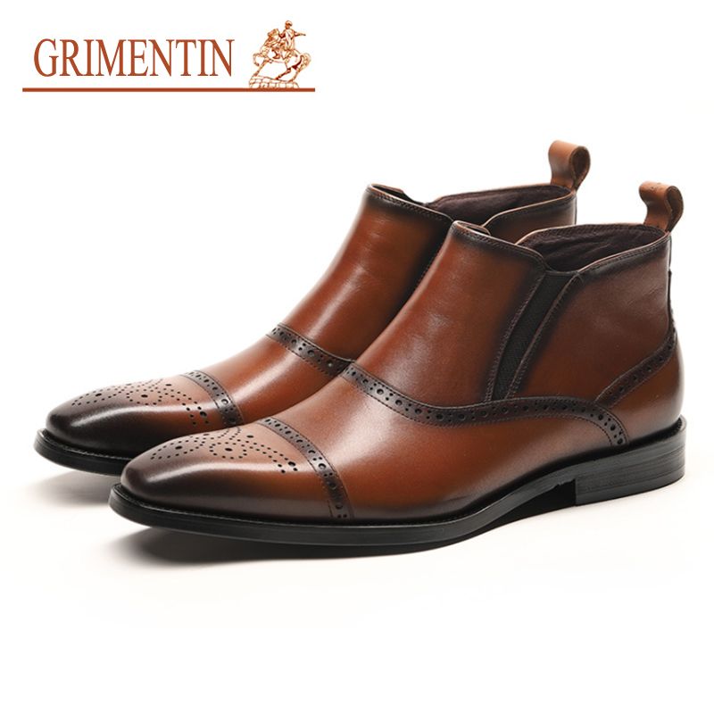 mens designer dress boots