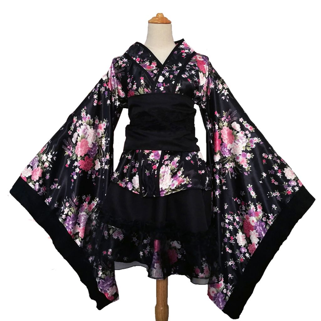 Compra Vestido De Fiesta Estilo Corto Con Estampado Estilo Kimono De  Shangai Barato | Entrega Rápida Y Calidad | Es.Dhgate