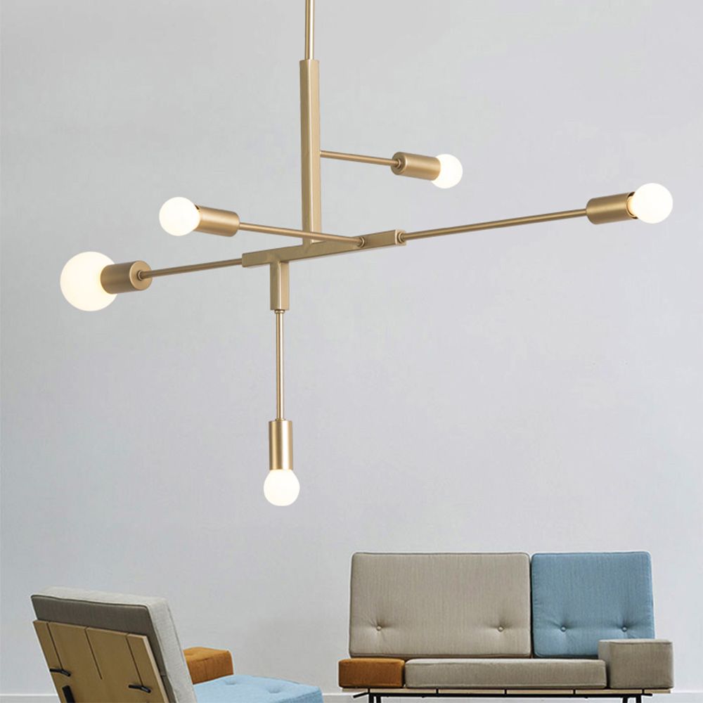Großhandel LED Pendelleuchten E48 Gold Nordic Modernes Wohnzimmer  Schlafzimmer Esszimmer Hanglampen Für Eetkamer LED Lampe Edison Lampe Licht  Von