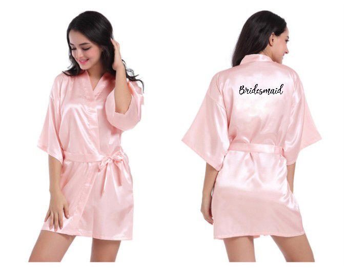 Rosa Robe Bridesmaid