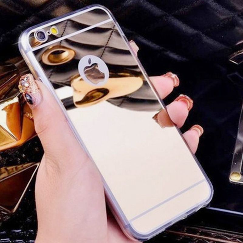 Caja Del Teléfono Espejo Suave Para Iphone X 6s 7 8 Plus Samsung Galaxy Note 8 S7 Edge S8 Plus Funda Tpu Galvanoplastia Cubierta Trasera Shell Por Xinksd 1 83 Es Dhgate Com