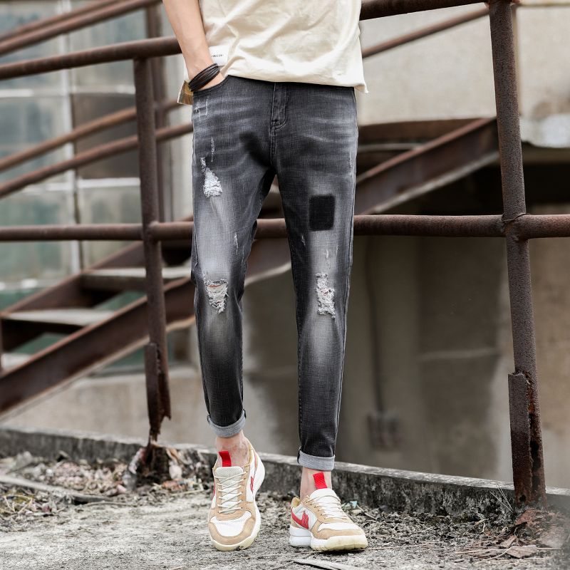 men's ankle length skinny jeans