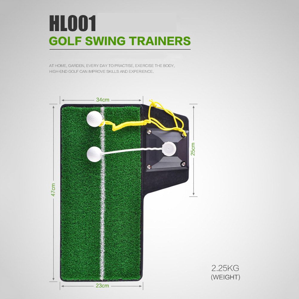 golf practice swing mat