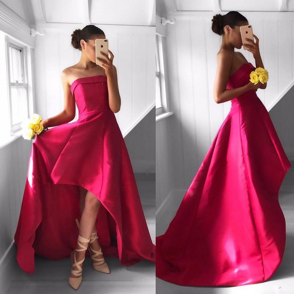 hot pink wedding guest dress
