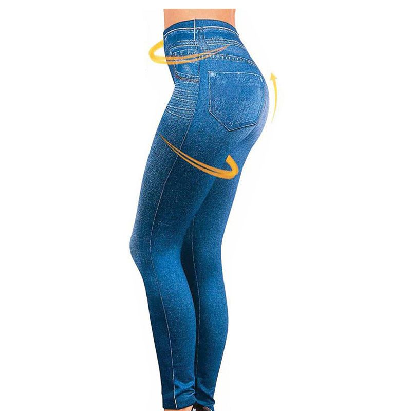 Compra Leggings Jeans Para Mujeres Denim Pantalones Con Bolsillo Leggings  Slim Women Fitness Plus Tamaño Leggins S Xxl Negro / Gris / Azul Barato |  Entrega Rápida Y Calidad | Es.Dhgate