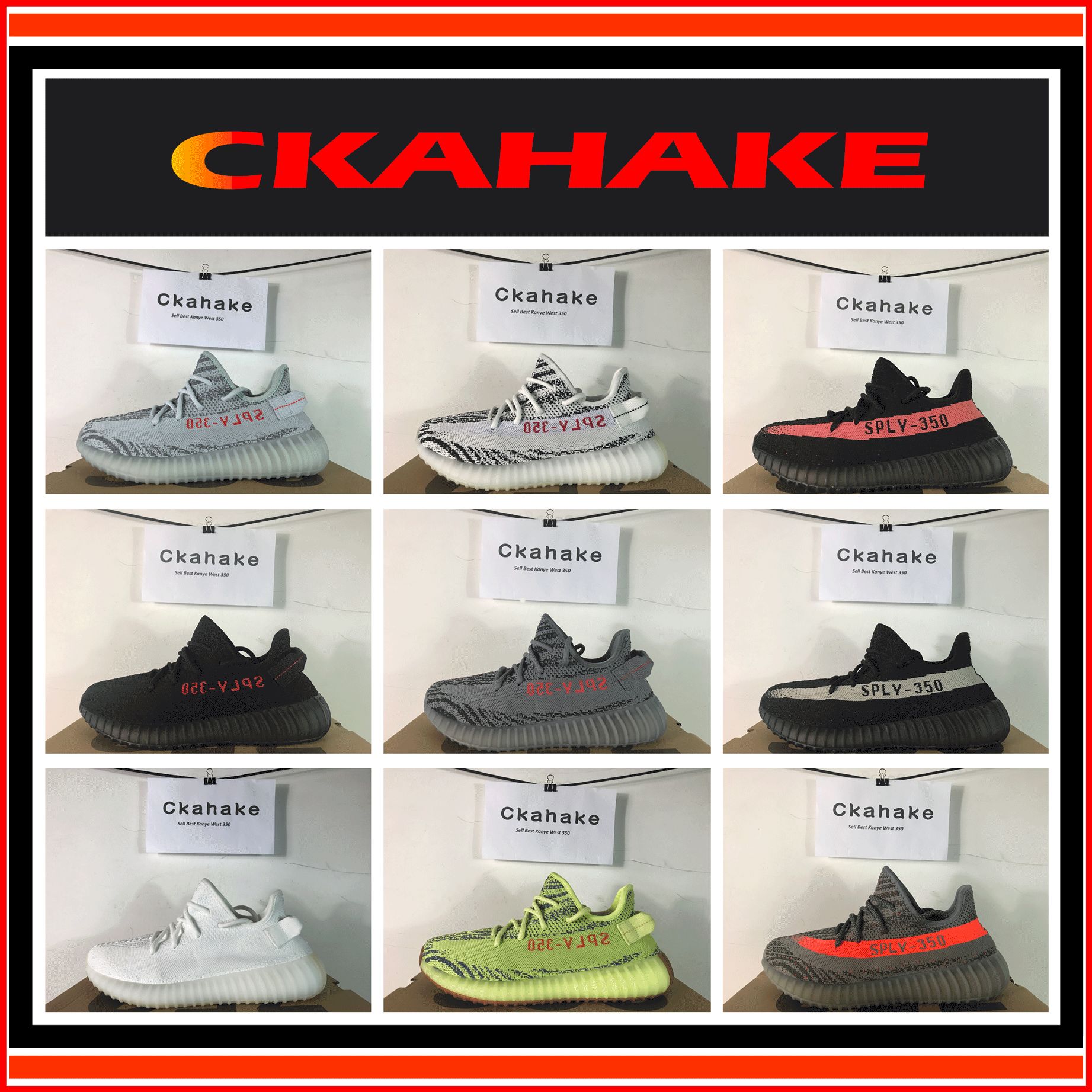 Sply 350 V2 Kanye West Running Shoes 