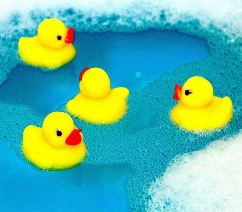 rubber duck in water