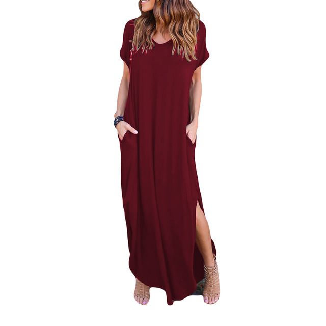 side split maxi shirt