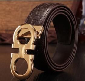 Diseñador original Cinturones de hebilla grande Hombres de lujo hebilla de cinturón superior de moda
