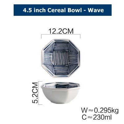 4.5 inch Cereal Bowl - Wave