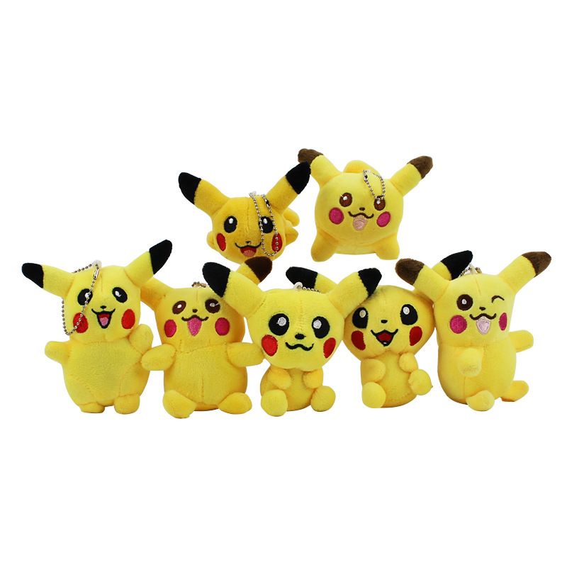 pikachu plush keychain