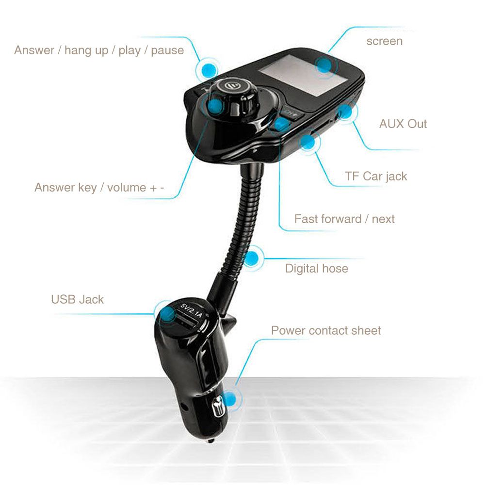 21 Car Mp3 Player New Car Bluetooth Phone Handsfree Caller Id Fm Transmitter Car Charger Tf Card Play Mp3 From Sinabo 46 44 Dhgate Com