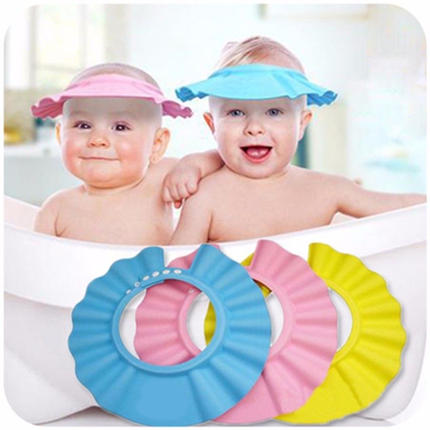 The best selling product for your child Baby Shower Cap Solid Adjustable