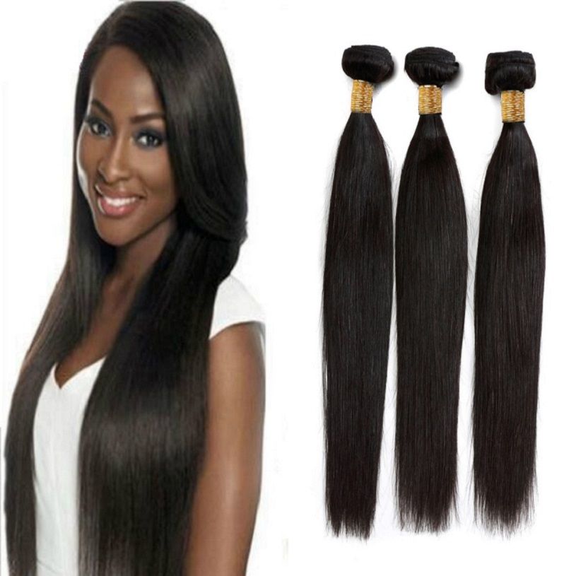 2019 Peruvian Straight Remy Human Hair Clip Extensions Natural