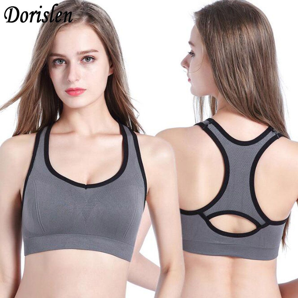 Women Racerback Sports Bras Padded Seamless High Impact Support For Yoga  Gym Workout Fitness Activewear Bra 50pcs