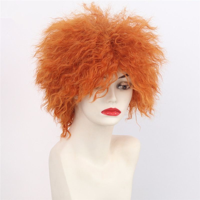 Party city on sale orange wig