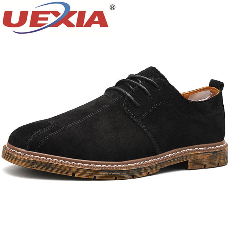 Wholesale Men Casual Shoes Leather Lace Up Oxfords Designer